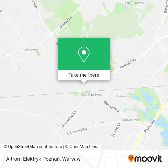 Карта Altrom Elektryk Poznań