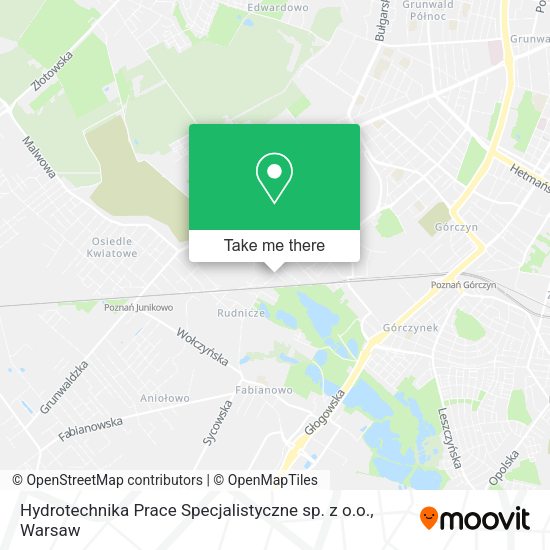 Hydrotechnika Prace Specjalistyczne sp. z o.o. map