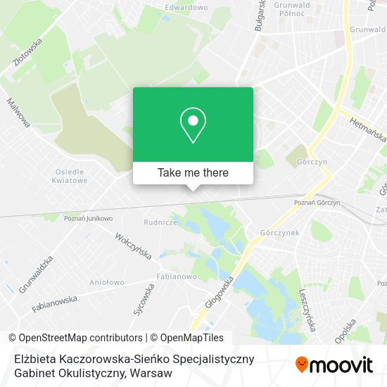 Elżbieta Kaczorowska-Sieńko Specjalistyczny Gabinet Okulistyczny map