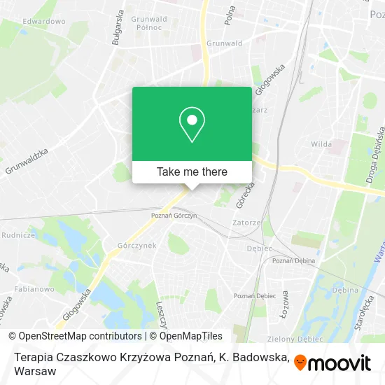 Terapia Czaszkowo Krzyżowa Poznań, K. Badowska map