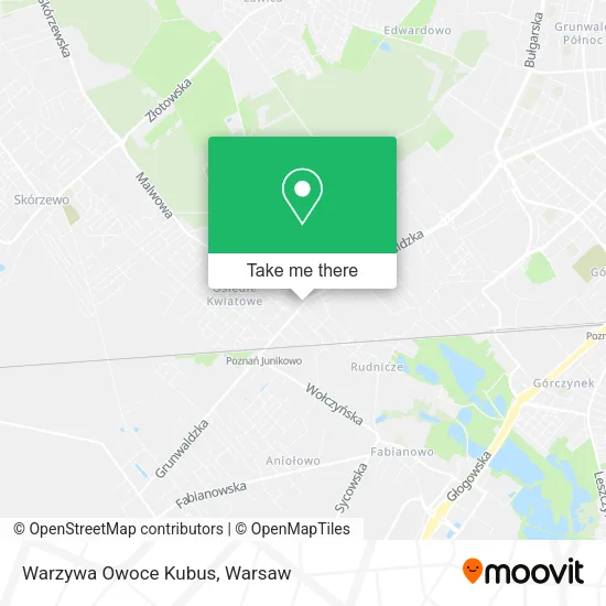 Warzywa Owoce Kubus map