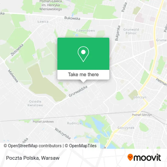 Poczta Polska map
