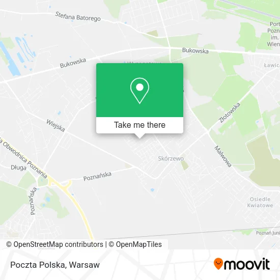 Poczta Polska map
