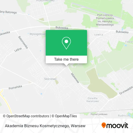 Карта Akademia Biznesu Kosmetycznego