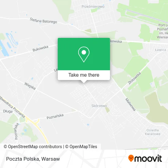 Poczta Polska map