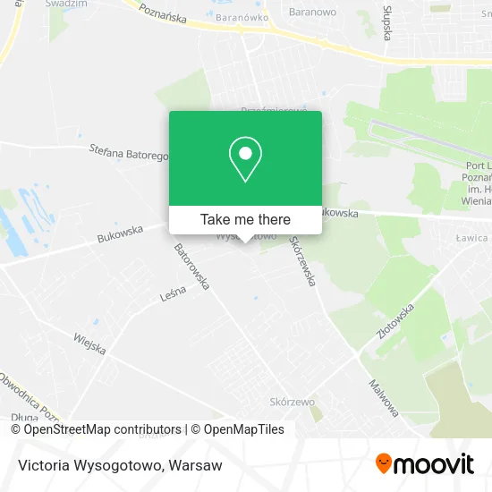 Victoria Wysogotowo map
