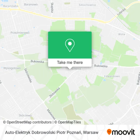 Карта Auto-Elektryk Dobrowolski Piotr Poznań