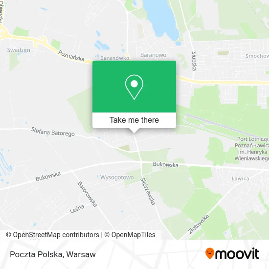 Карта Poczta Polska