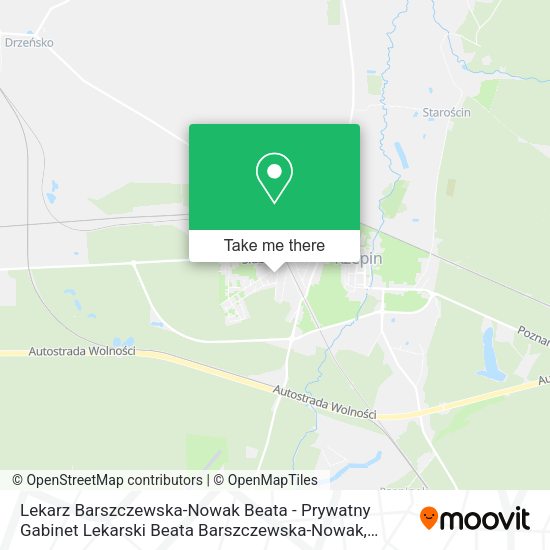 Lekarz Barszczewska-Nowak Beata - Prywatny Gabinet Lekarski Beata Barszczewska-Nowak map