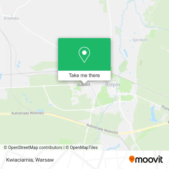 Карта Kwiaciarnia