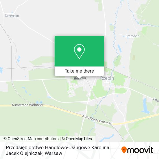 Przedsiębiorstwo Handlowo-Usługowe Karolina Jacek Olejniczak map