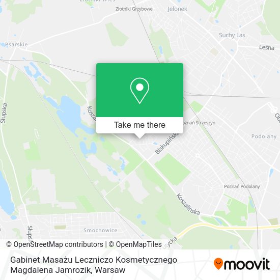 Gabinet Masażu Leczniczo Kosmetycznego Magdalena Jamrozik map