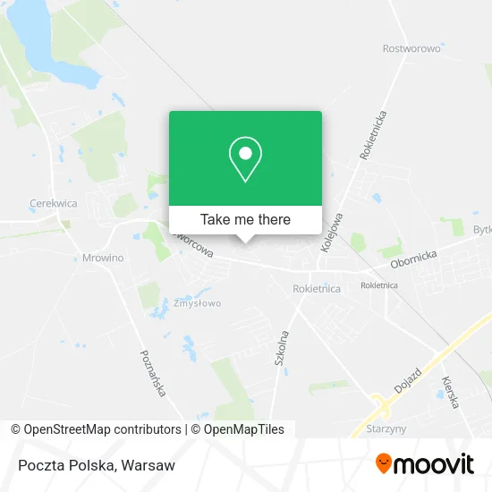 Карта Poczta Polska