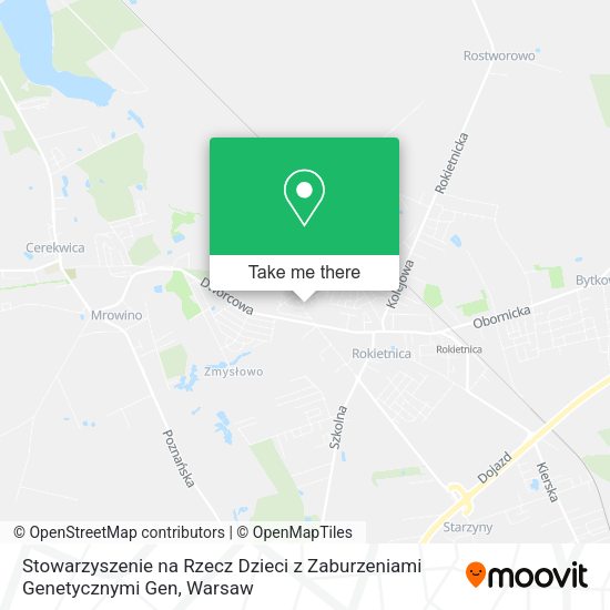 Stowarzyszenie na Rzecz Dzieci z Zaburzeniami Genetycznymi Gen map