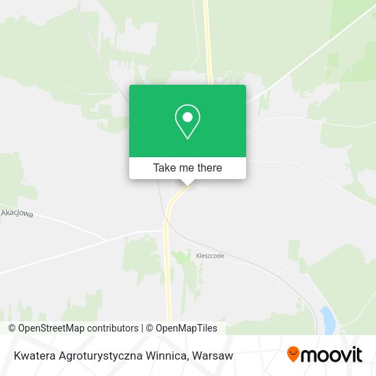 Карта Kwatera Agroturystyczna Winnica