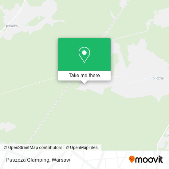 Puszcza Glamping map