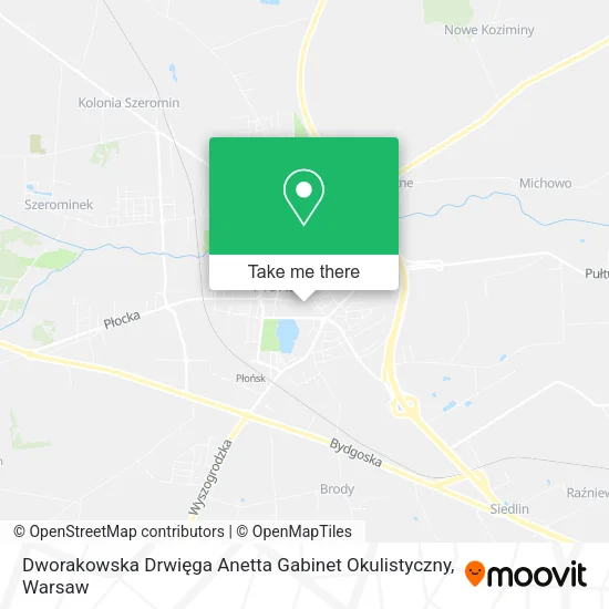 Dworakowska Drwięga Anetta Gabinet Okulistyczny map