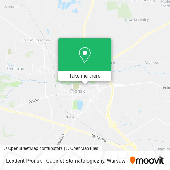 Luxdent Płońsk - Gabinet Stomatologiczny map