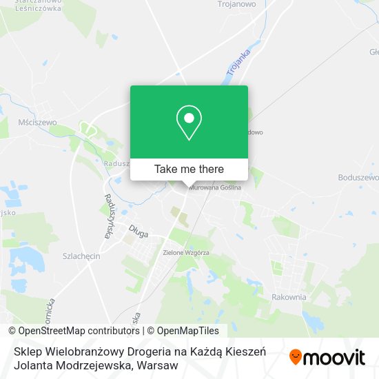 Sklep Wielobranżowy Drogeria na Każdą Kieszeń Jolanta Modrzejewska map