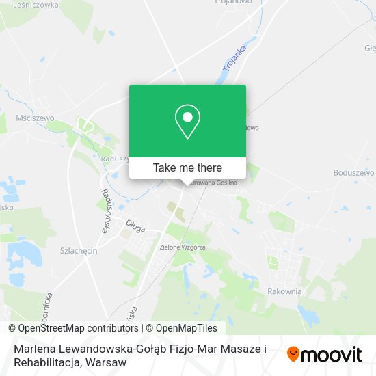 Marlena Lewandowska-Gołąb Fizjo-Mar Masaże i Rehabilitacja map