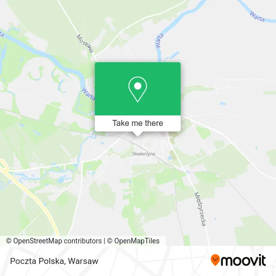 Карта Poczta Polska