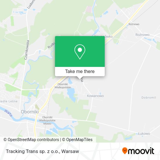 Карта Tracking Trans sp. z o.o.