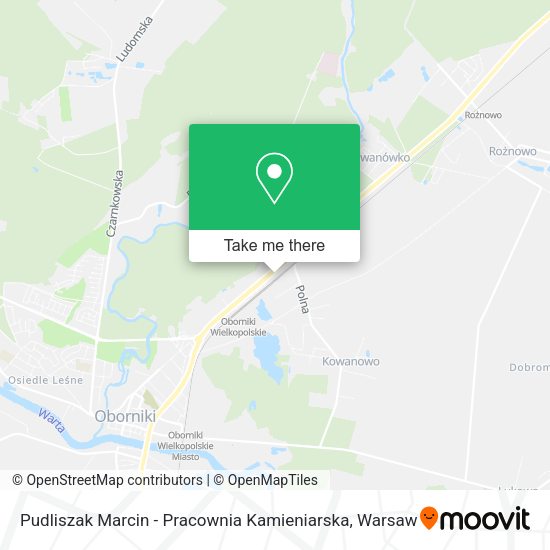 Pudliszak Marcin - Pracownia Kamieniarska map