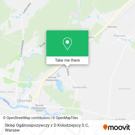 Карта Sklep Ogãlnospozywczy z D Kolodziejscy S C