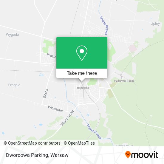 Dworcowa Parking map