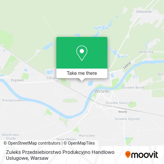 Zuleks Przedsiebiorstwo Produkcyjno Handlowo Uslugowe map