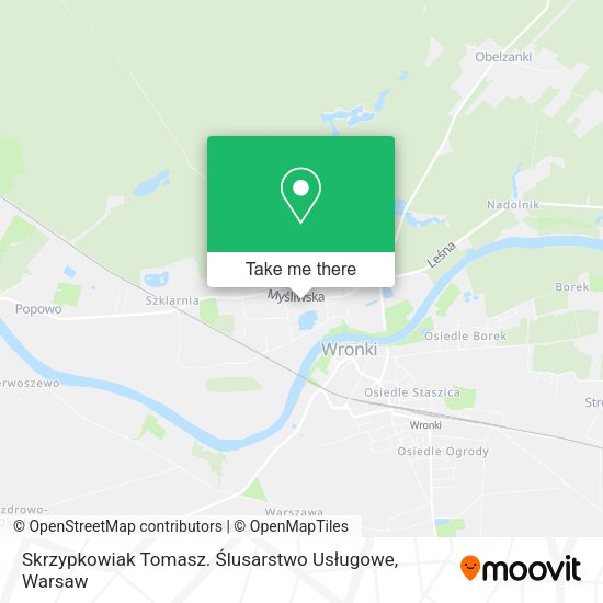 Skrzypkowiak Tomasz. Ślusarstwo Usługowe map