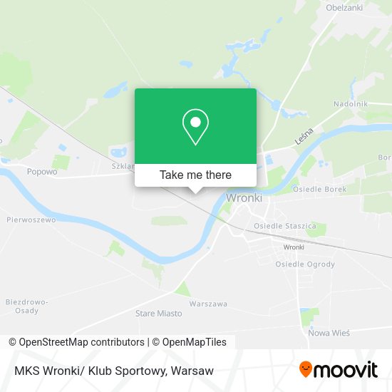 MKS Wronki/ Klub Sportowy map