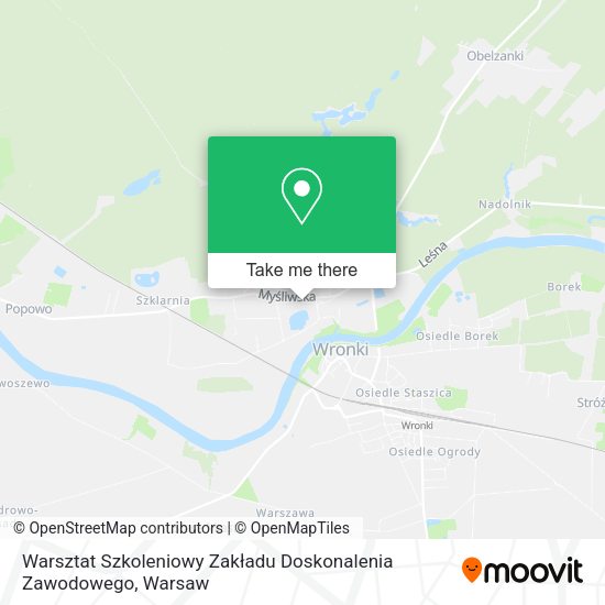 Warsztat Szkoleniowy Zakładu Doskonalenia Zawodowego map