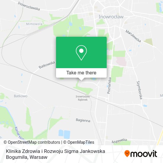 Klinika Zdrowia i Rozwoju Sigma Jankowska Bogumiła map