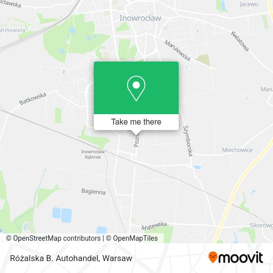 Różalska B. Autohandel map