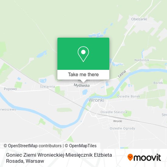 Goniec Ziemi Wronieckiej-Miesięcznik Elżbieta Rosada map