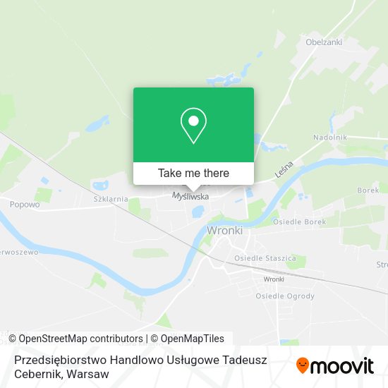 Przedsiębiorstwo Handlowo Usługowe Tadeusz Cebernik map