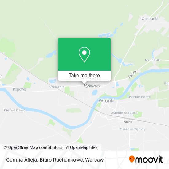 Gumna Alicja. Biuro Rachunkowe map