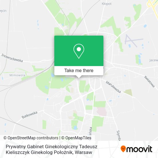 Prywatny Gabinet Ginekologiczny Tadeusz Kieliszczyk Ginekolog Położnik map