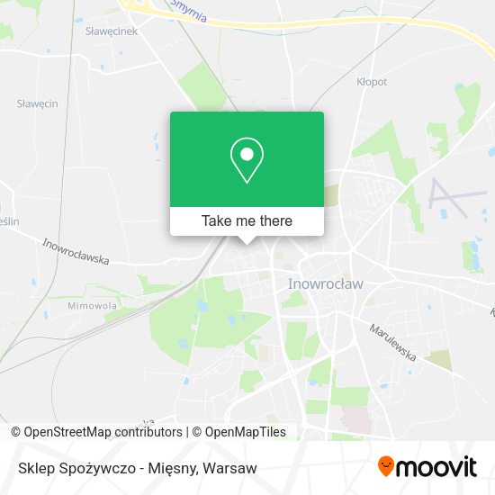 Sklep Spożywczo - Mięsny map