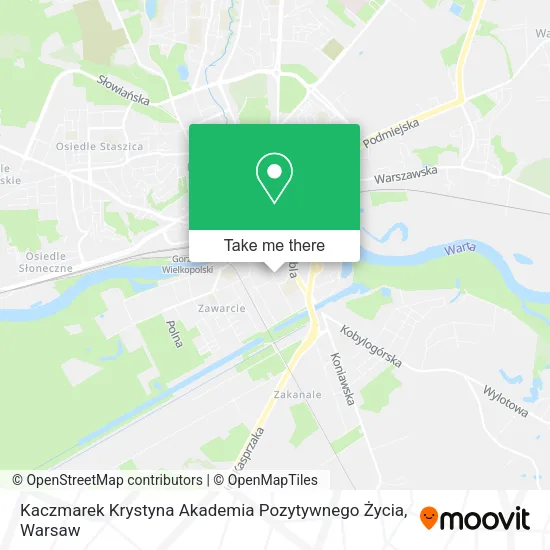 Kaczmarek Krystyna Akademia Pozytywnego Życia map