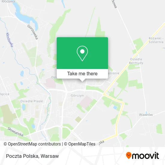 Карта Poczta Polska