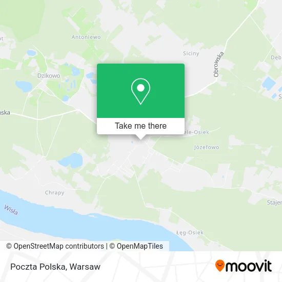 Карта Poczta Polska