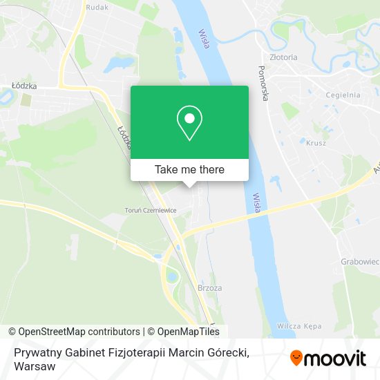 Prywatny Gabinet Fizjoterapii Marcin Górecki map