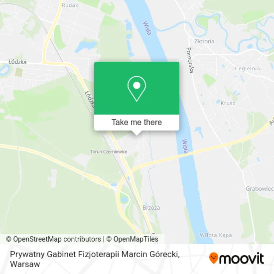 Карта Prywatny Gabinet Fizjoterapii Marcin Górecki