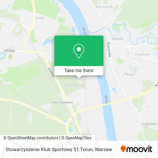 Stowarzyszenie Klub Sportowy 51 Torun map