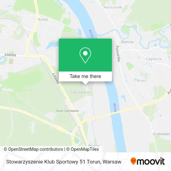 Карта Stowarzyszenie Klub Sportowy 51 Torun