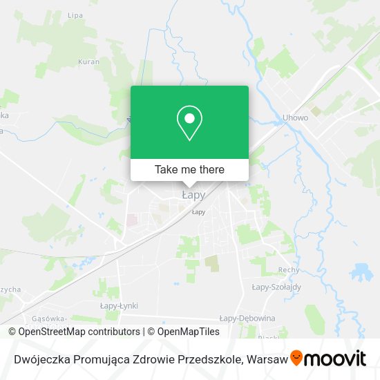 Dwójeczka Promująca Zdrowie Przedszkole map