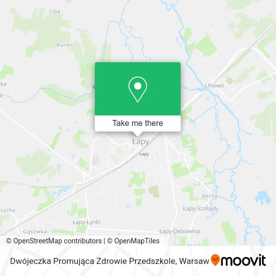 Карта Dwójeczka Promująca Zdrowie Przedszkole
