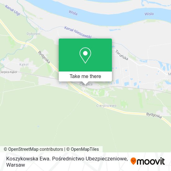 Koszykowska Ewa. Pośrednictwo Ubezpieczeniowe map